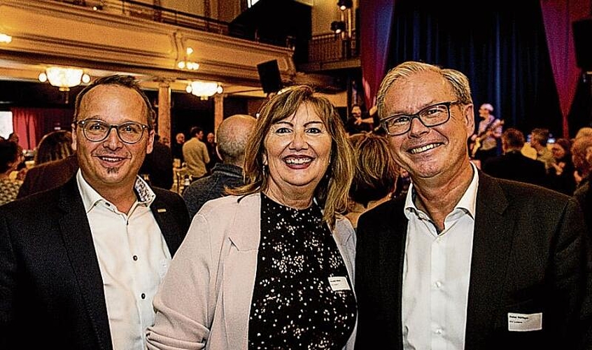 Wolfgang Bliem (links), Grand Casino Luzern, und Jürg Weber, ehemaliger Geschäftsführer der «Luzerner Zeitung» und heute nach eigenen Angaben Geniesser.
