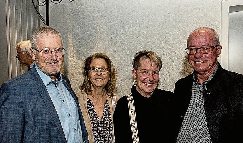 Von links: Kantonsratspräsident Rolf Born, Priska Born, Erika und Matthias Lingg, Einwohnerratspräsident Emmen, fanden, dass Musik die Leute verbindet.
