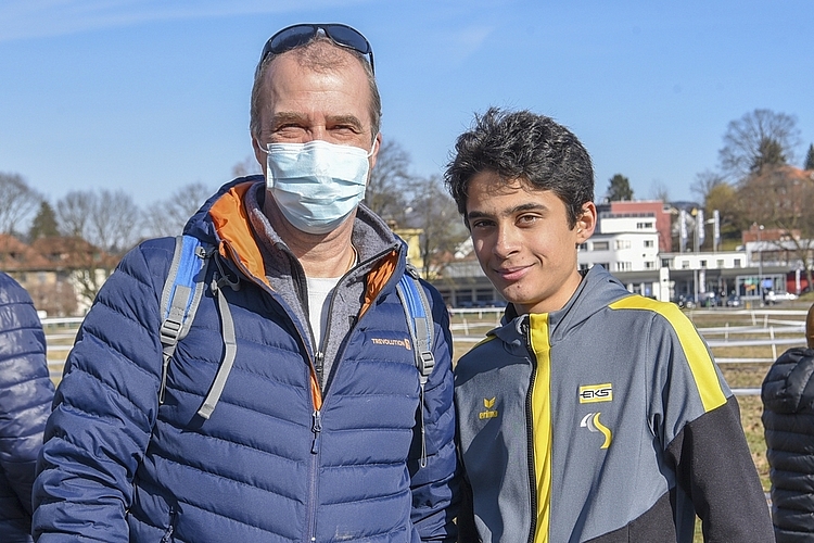 «An solchen Events trifft sich die ganze Schweiz wieder. Mit der Zeit kennt man sich und kann sich aneinander messen, das finde ich schön», meinte Anisch (r.) mit Bruno Weber.
