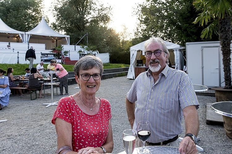 Marlis und Werner Schwander haben die zwei Tickets gewonnen. Sie sehen sich auch gerne Filme am Locarno Film Festival auf der Piazza Grande an.
