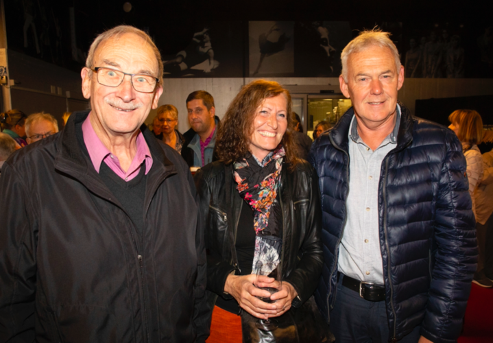 Ex-Nationalrat und Gemeindepräsident von Ruswil, Franz Brun (links), mit Lisbeth und Xaver Gloggner aus Buchrain.
