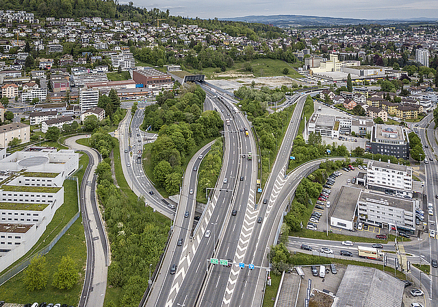 Autobahn A2, Kriens