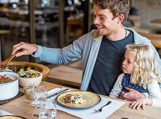 Im Restaurant stammt alles wenn immer möglich aus biologischem Anbau.