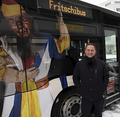 Er durfte im Vorfeld niemandem sagen, wohin die Sonderfahrt geht: VBL-Chauffeur Zelijko Kremenovic steuerte den Fritschibus.
