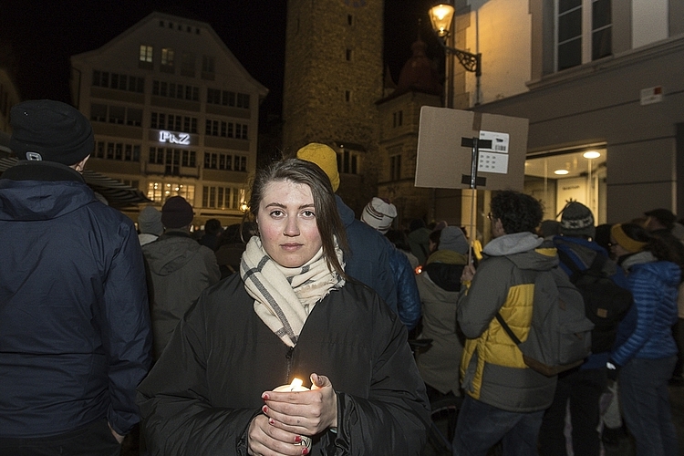 Anastasiia Virushkina berichtete: «Ich kann meine Oma und meinen Opa in der Ukraine nicht mehr erreichen.»
