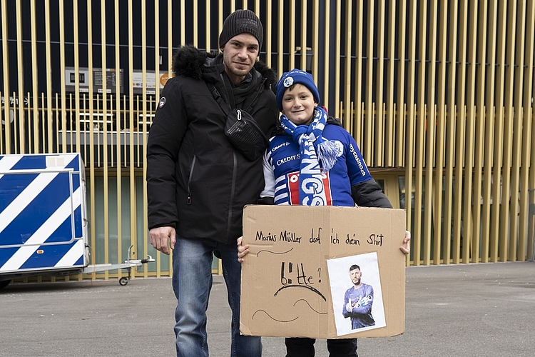 Alessio Mazzei (links) und Luca tippten 2:1 für den FCL.
