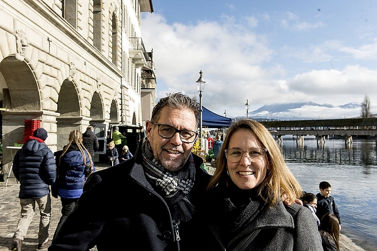 Markus Blaser und Cornelia Fenner finden, gesellschaftliche Anlässe sollten wieder durchgeführt werden.
