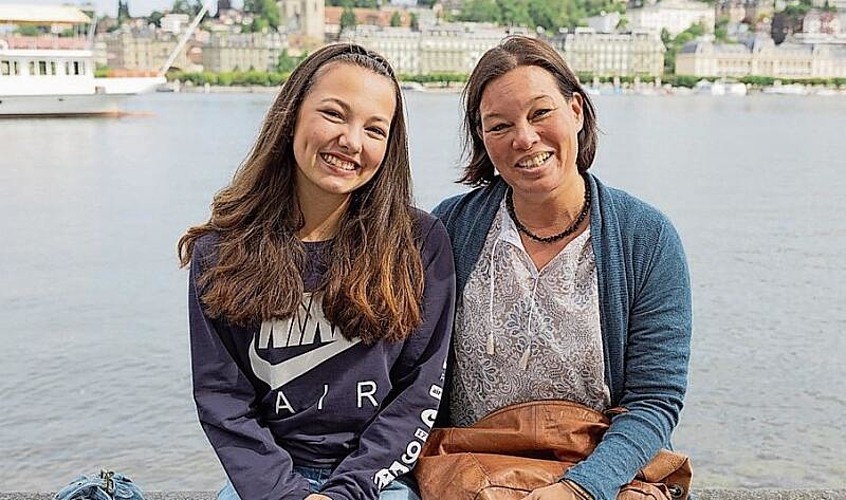 Heimweh-Luzernerin Yumiko Lohri (rechts) lebt – der Liebe wegen – im Appenzell. Frucht dieser Reise in den Osten ist Tochter Norah, die ihre Mutter ans karibische Konzert begleitete.