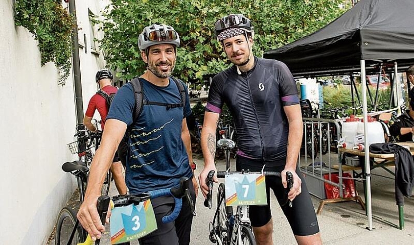 Manuel Maier (l.) und Andreas Walker waren zum ersten Mal dabei
