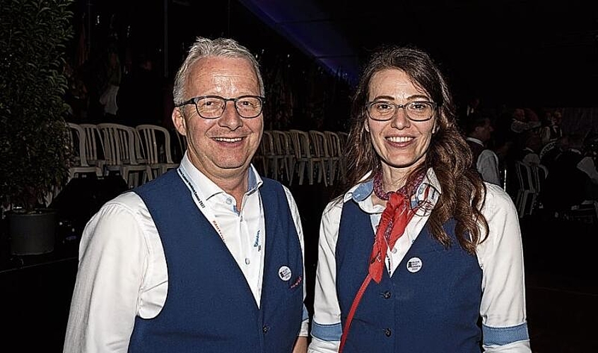 Acht Jahre, zwei davon ungeplant, arbeiteten sie für den Grossanlass in Emmen: OK-Präsident Franz Räber und Co-Präsidentin Tanja Steger.
