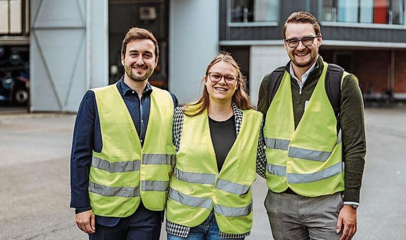 Von links: Marco Baumann, Fraktionschef und Grossstadtrat FDP, mit Anna-Sophia Spieler,
Geschäftsführerin FDP Stadt Luzern, und Oliver Petek, PWC.