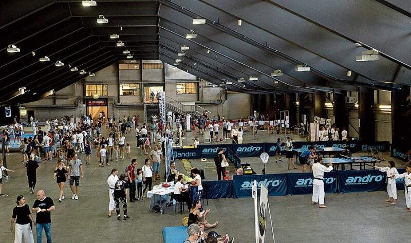 In der Messehalle 3, im Hallenbad und auf der Allmend präsentierten sich zahlreiche Vereine der Bevölkerung.