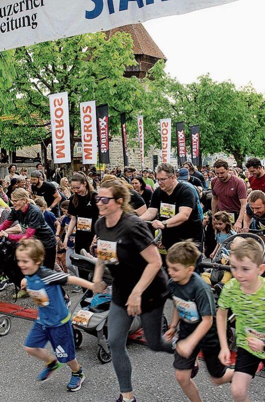 Der Stadtlauf startet am 27. 4. Bild: Bruno Gisi