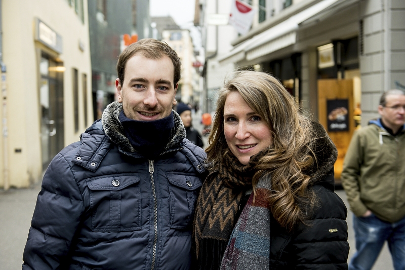 Michael Zehnder und Daniela Machora meinen übereinstimmend, dass sie bei den Grossverteilern bewusst Bio-Gemüse einkaufen. 
