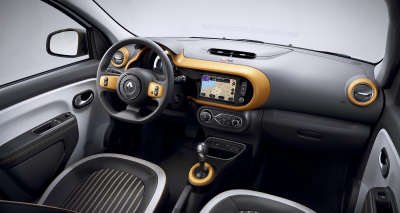 Das Cockpit des Renault Twingo.