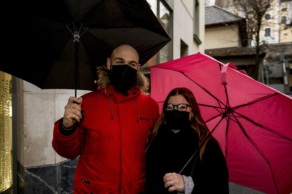 Wunsch nach etwas Erholung: Auf die geplanten Ferien in der italienischen Heimat freuen sich Michele Guerrisi und Nicole Moser.
