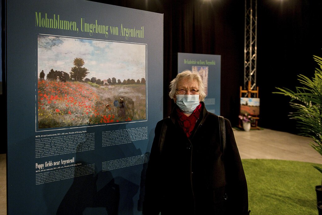 Marlene Steiger erzählt, dass sie in Paris gearbeitet hat und an den freien Tagen die Freizeit mit Besuchen von Impressionisten-Ausstellungen in Museen verbracht hatte.
