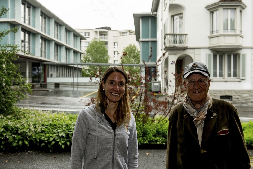 Martina Wyss und Alois Stalder hofften auf einen Sieg.
