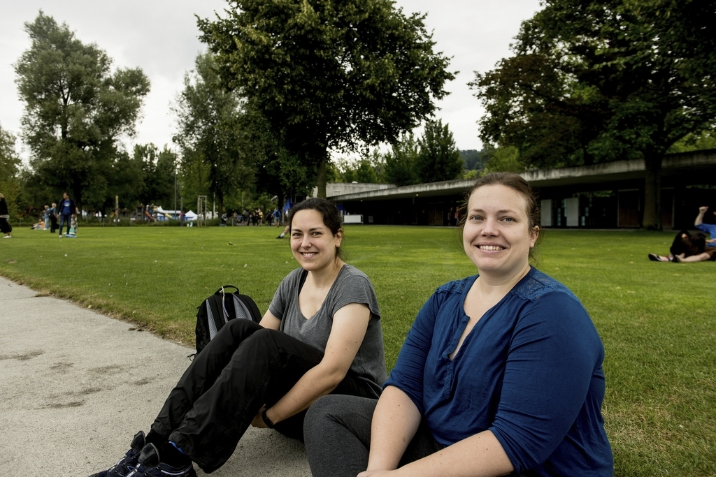 Die Seeüberquerung ist für Gabriela Wespi (l.) und Sybille Weber bereits eine Tradition.
