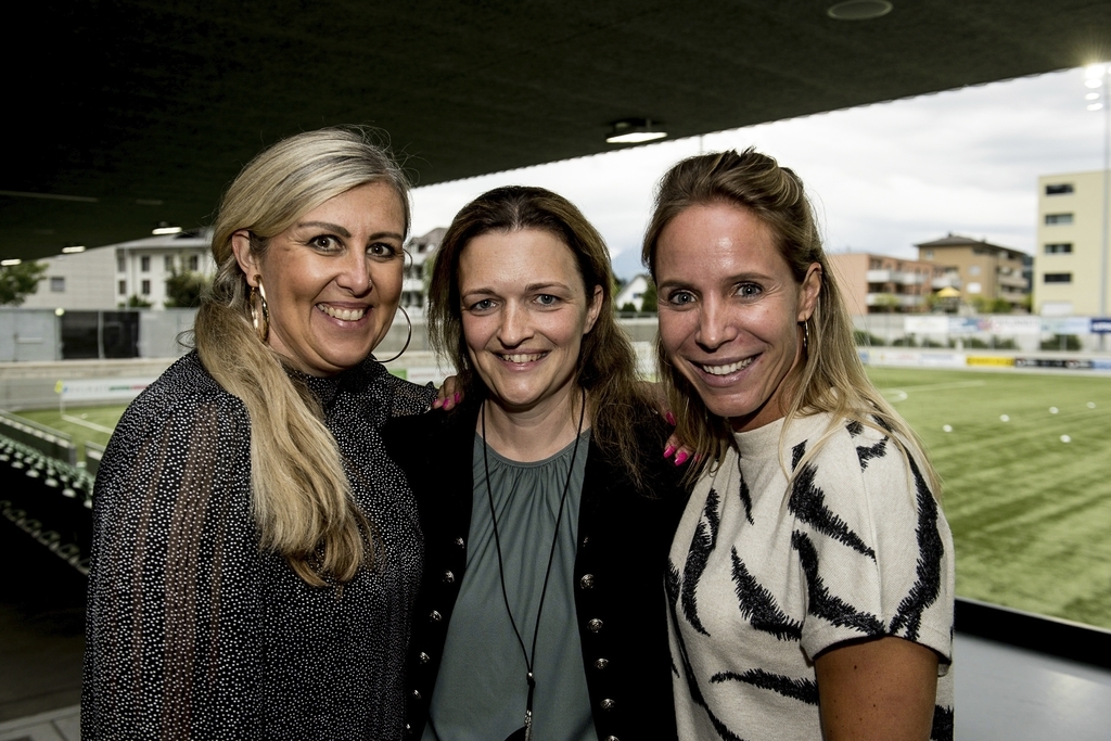 Die SCK-Powerfrauen (v. l.): Sandra Zuberbühler (Leiterin SCK Shop), Martina Lustenberger (ehrenamtliche Mitarbeiterin) und Kirsten Meier (Leiterin Administration).
