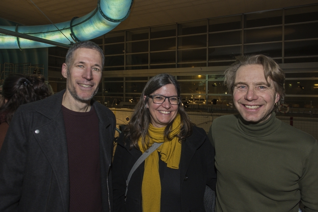 Von links: Roland Brunner, Belinda Rüssli und Reto Keller meinten übereinstimmend, dass die französischen Stücke bestens zur guten Akustik im Neubad passten.
