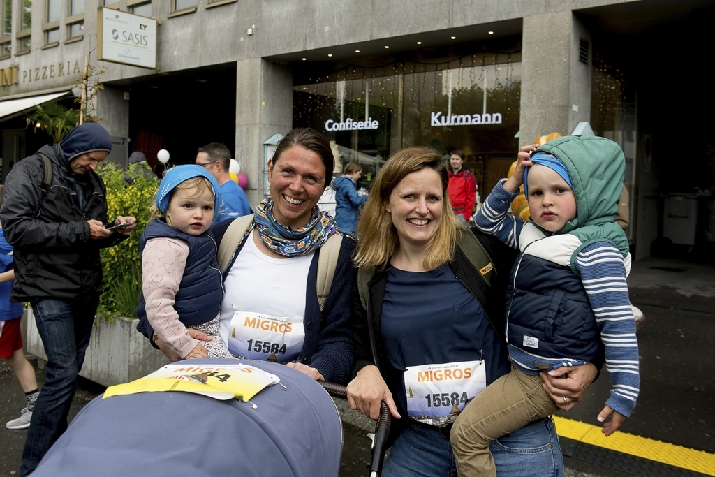 Sie hatten sich sehr spontan angemeldet. Von links: Philia Zimmermann, Claudia Brand, Nathalie Zimmermann und Henry Zimmermann.
