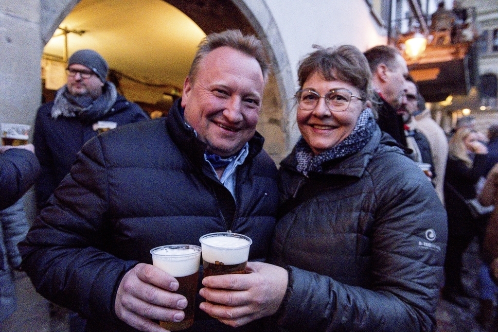 Stefan Amrein und Ursi Stalder: «Ein Fasnachtsbier und ein Huerenaff müssen sein.»