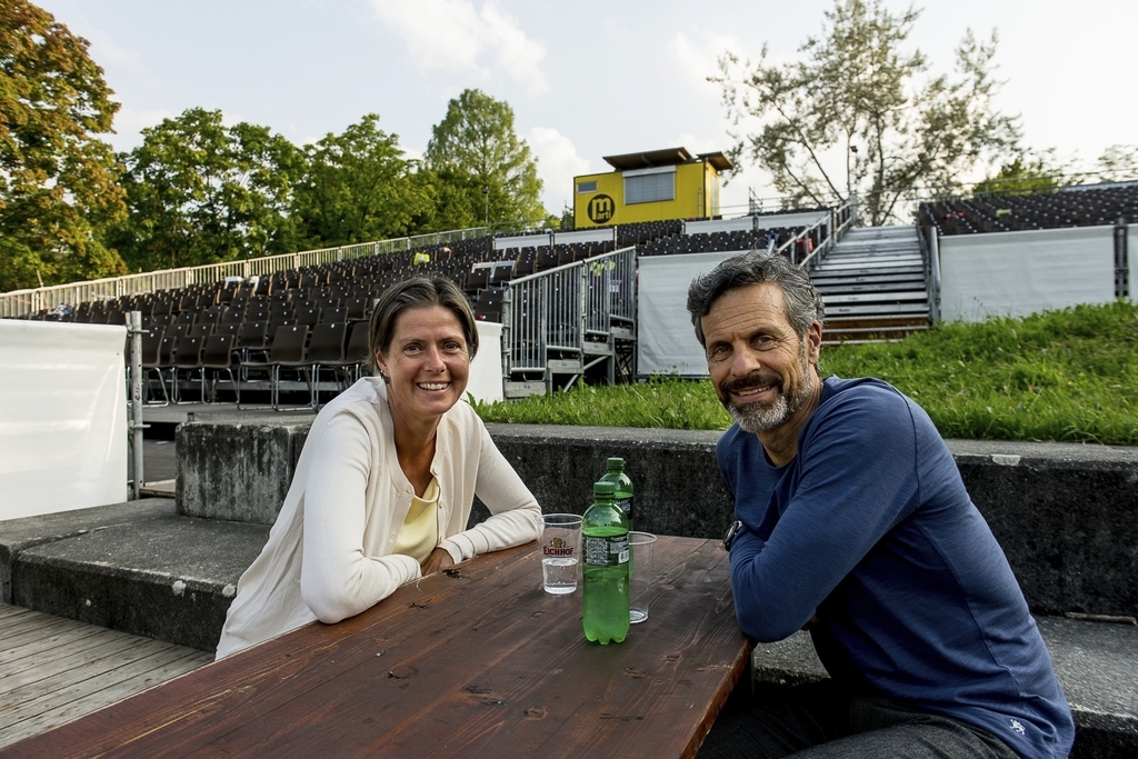 «Da kommen ein bisschen Feriengefühle hoch», meinten Maya Studhalter und Mariano Spada.
