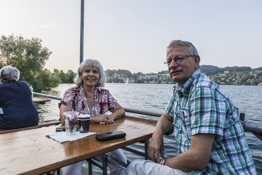 «Wir haben auch schon Filme bei strömendem Regen gesehen», erzählten Bernadette und Leo Schmidlin.
