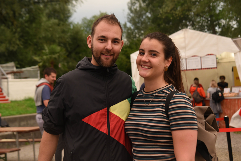 Olivier Tanner und Erika Rüttimann freuten sich, dass das Open-Air-Kino Luzern trotz der aktuellen Situation stattfindet.