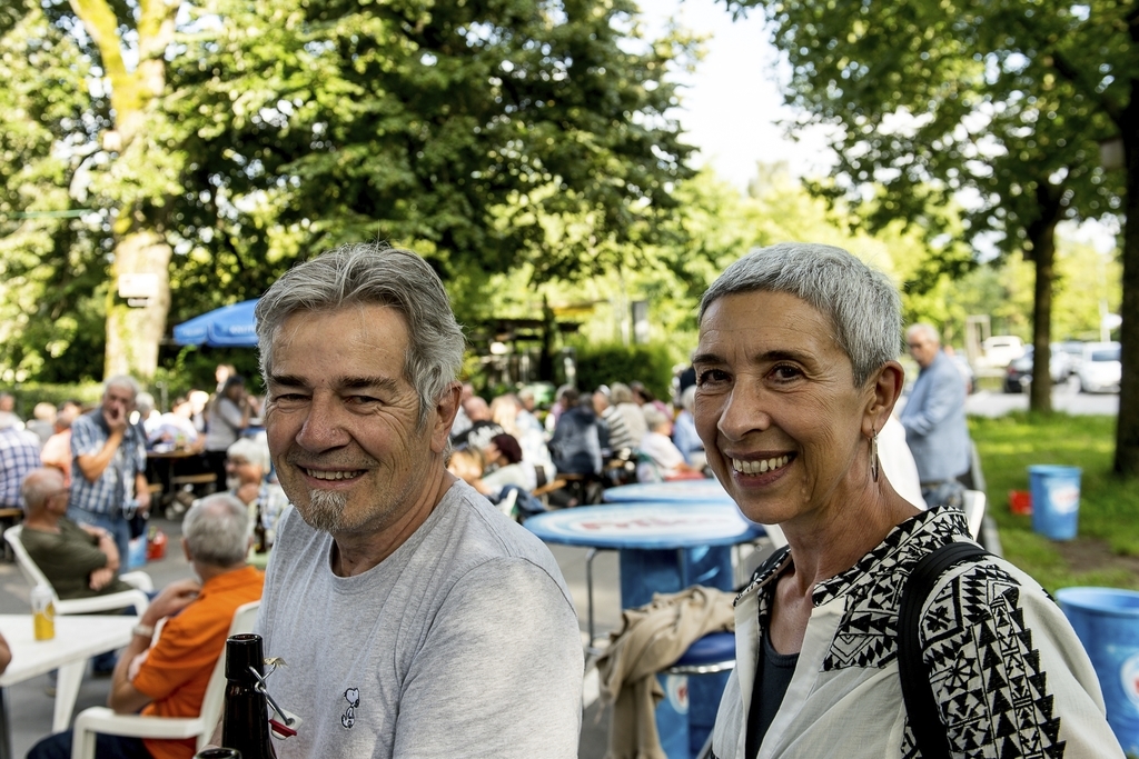 Vor 40 Jahren übernahmen Emma und Erwin Thalmann den Minigolf Lido Luzern. Seither spielten Kirk’s Patrol bereits 13 Mal vor ihrer Anlage.
