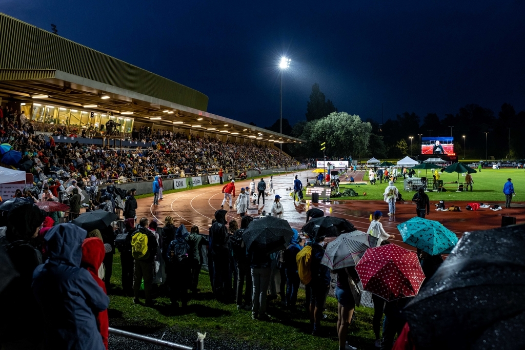 4000 Zuschauer:innen kamen an das Meeting auf der Allmend.