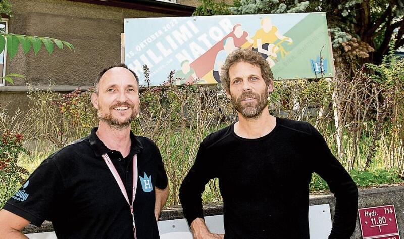 Laurin (l.) und Leano Schmid: Letztes Jahr hatten sie die Teilnahme verpasst. Dieses Jahr waren sie am Start dabei.
