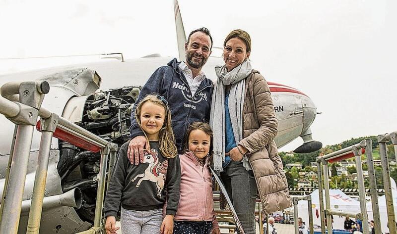 und waren positiv überrascht von der Flugdarbietung.
