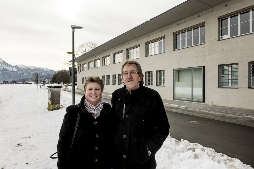 «Supertoll» finden Trudi und Toni Krummenacher die Loipe. Sie hoffen, dass die Stadt Luzern sie im nächsten Winter wieder anbieten kann.